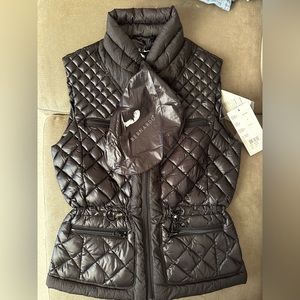 BERNARDO Goose Down Vest Black Small Women's NWT
